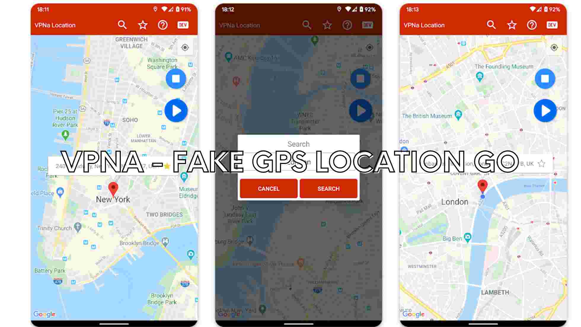 VPNa - Fake GPS Location Go