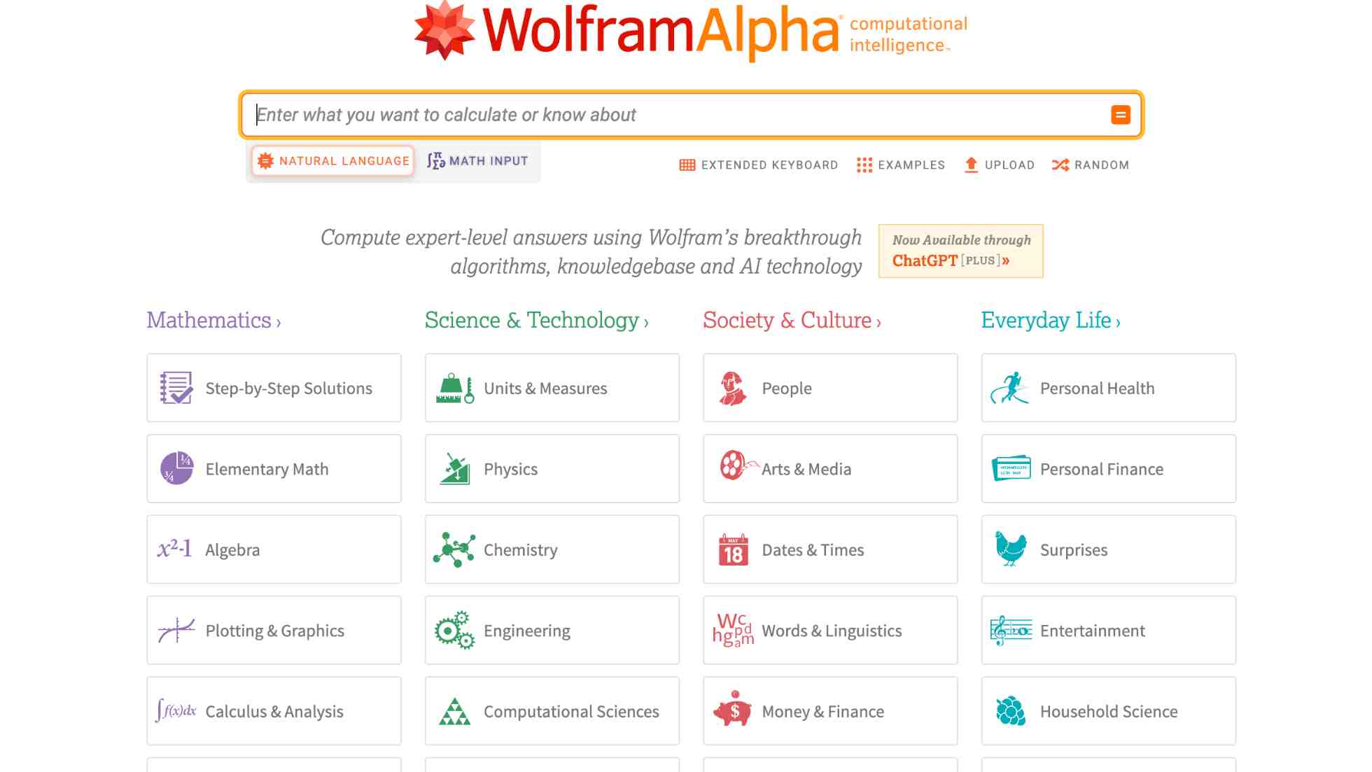 Wolfram Alpha