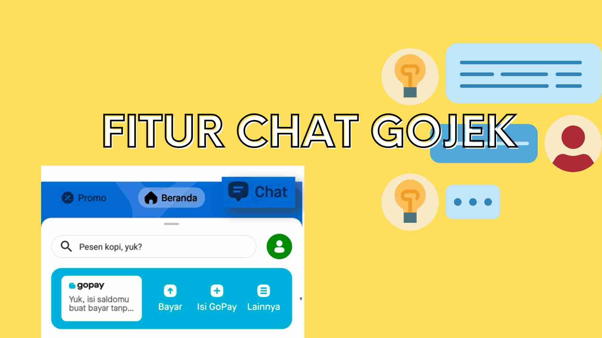 fitur chat gojek