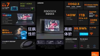 Intip Spesifikasi Lenovo Legion R9000X 2023 Laptop Gaming RTX 4060