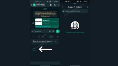 whatsapp stiker ai