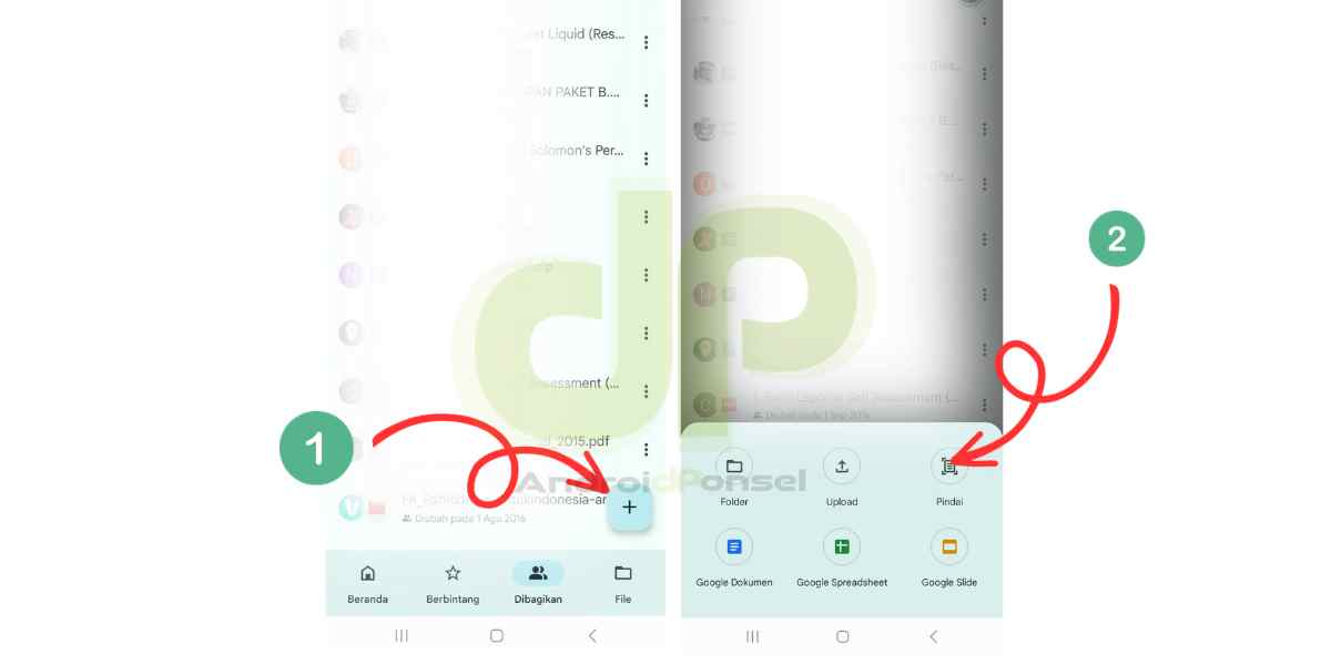 scan dengan google drive