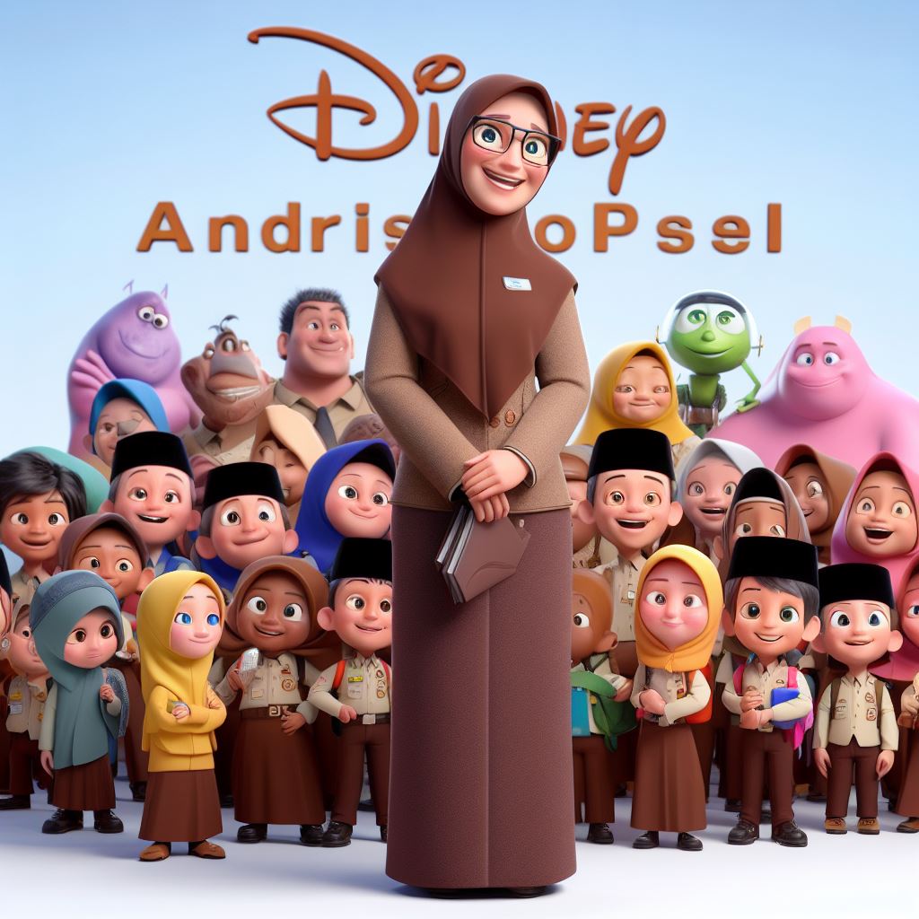 Poster Disney dari Bing Creator