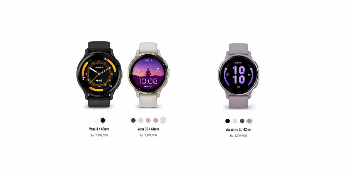 Garmin Venu 3 dan Vivoactive 5