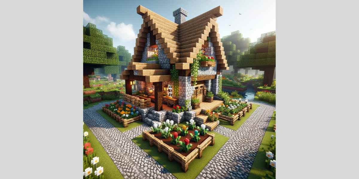 Rumah Desan Manson Minecraft