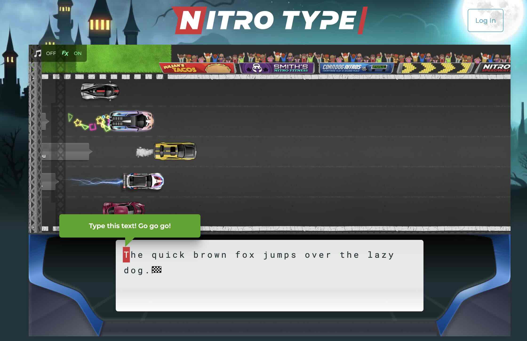 game ngerik Nitro Type