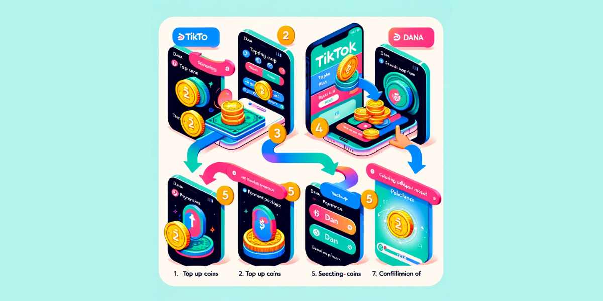 Top up koin tiktok dengan DANA