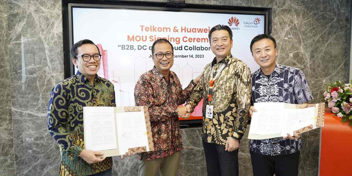 kerjasama strategis telkom dan huawei