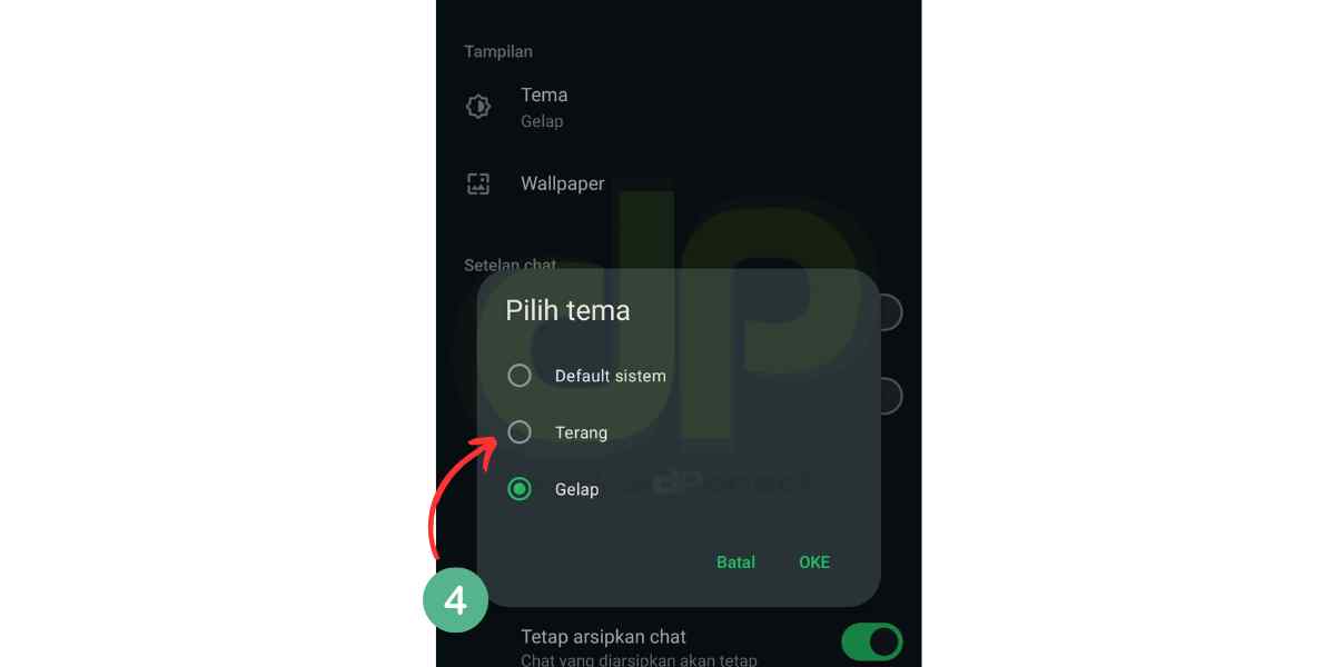 langkah ubah tema whatsapp terlihat seperti iPhone