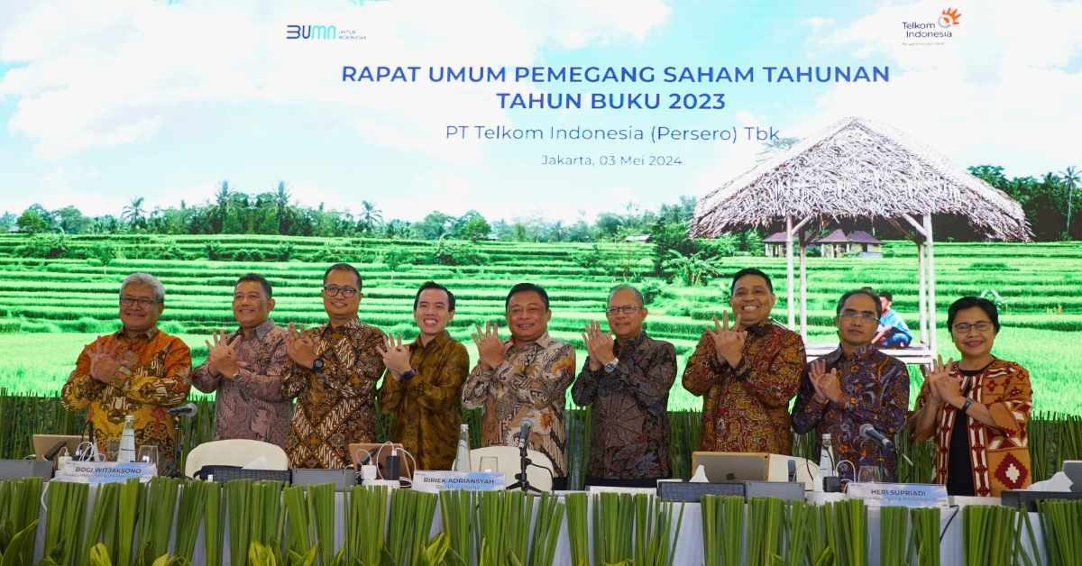 Telkom Terus Berinovasi dan Bagikan Dividen Tunai Rp17,68 Triliun! Pada RUPST 2023