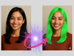 Ubah Warna Rambut di Gemini