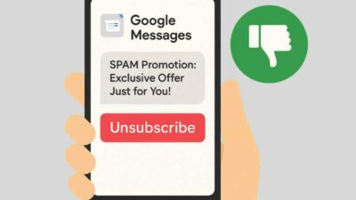 unsubscribe SMS Google Messages