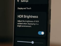 Android 16 Kontrol HDR