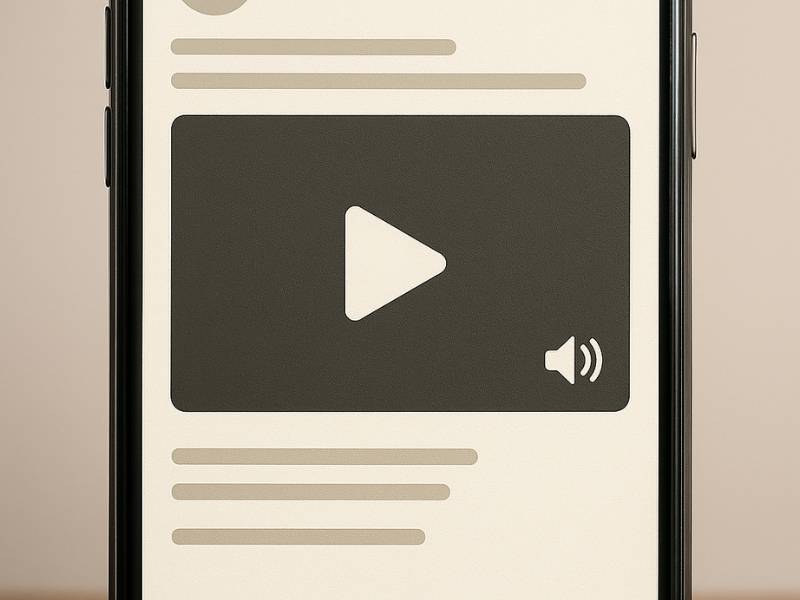 Autoplay Video Sosial Media