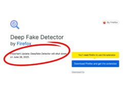 Mozilla Deep Fake Detector