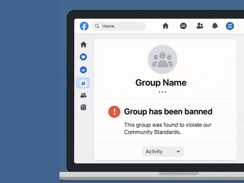 Ribuan Grup Facebook Terkena Banned Massal