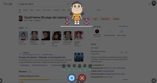 Squid Game Google