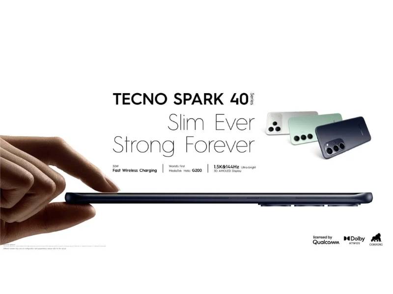 TECNO Spark 40 Pro+ tertipis di dunia