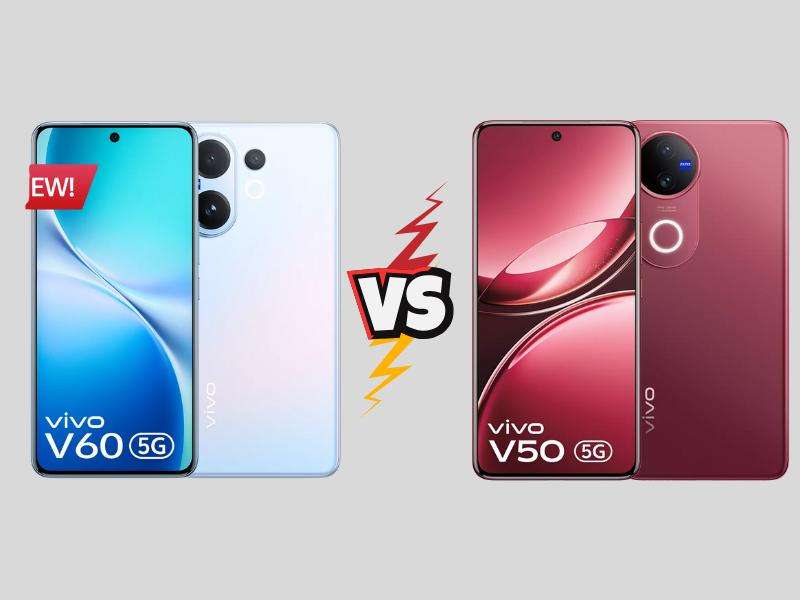 vivo V60 vs V50