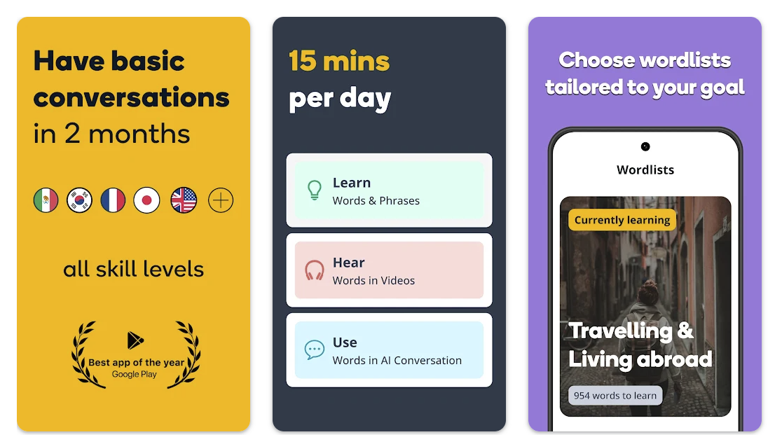 Memrise aplikasi belajar bahasa inggris