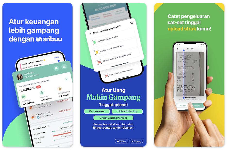 Sribuu - Aplikasi Pengelola Keuangan Rumah Tangga