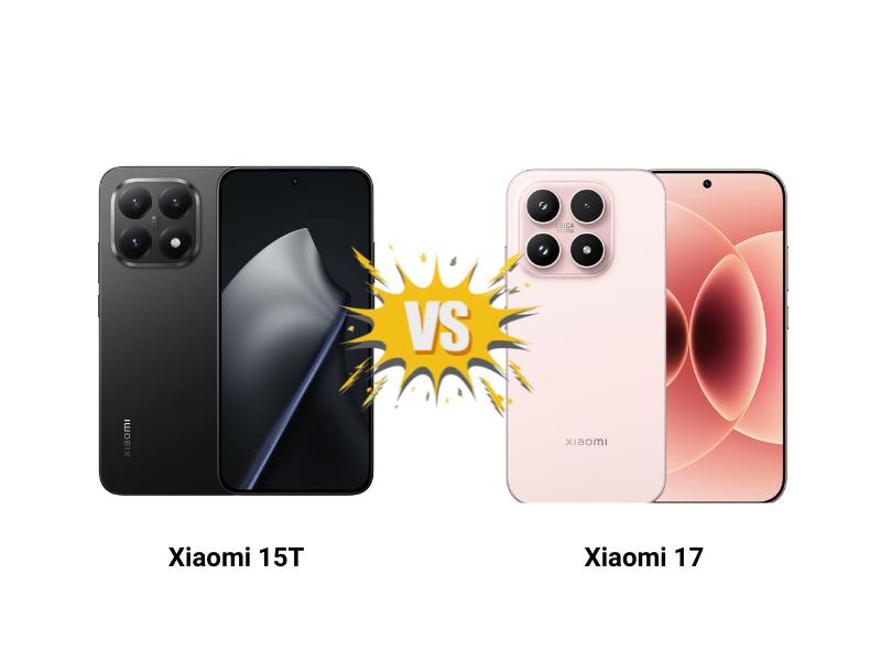 Xiaomi 15T vs xiaomi 17