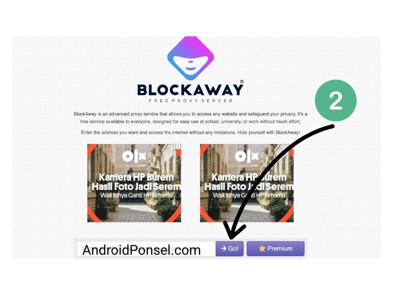 cara gunakan blockaway