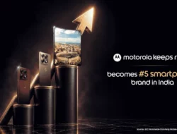 Motorola Masuk 5 Besar Merek Ponsel di India Q1 2026