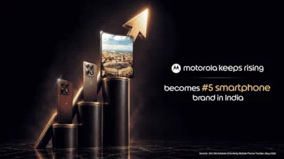 Motorola Masuk 5 Besar Merek Ponsel di India Q1 2026