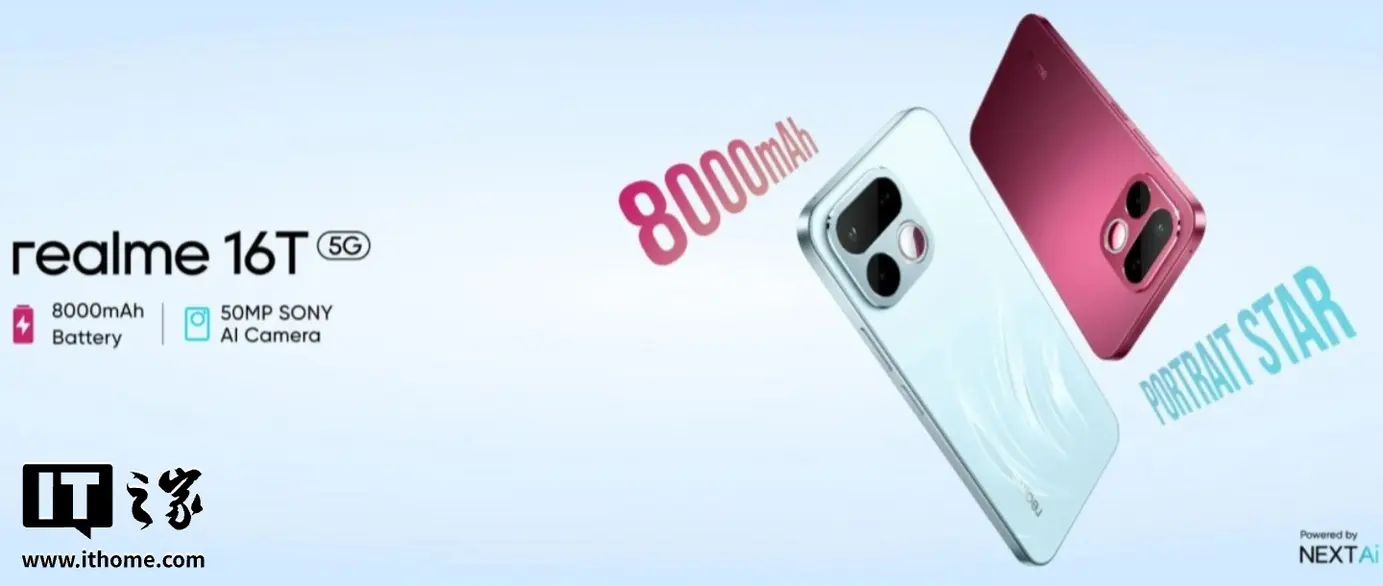 realme 16T Resmi: Baterai 8000mAh, Chip Dimensity 6300