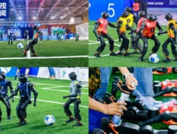 Robot Humanoid Sepak Bola AI: Kompetisi Tingkat SMP/SMA Pertama