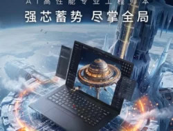 Lenovo ThinkPad T14p 2026 Core Ultra 5 338H dengan RAM 32GB dan SSD 1TB