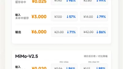 Xiaomi MiMo-V2.5 API Turun Harga 99%, Kuota Token Naik