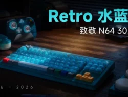 8BitDo Rilis Keyboard & Controller Transparan Biru untuk N64 30 Tahun