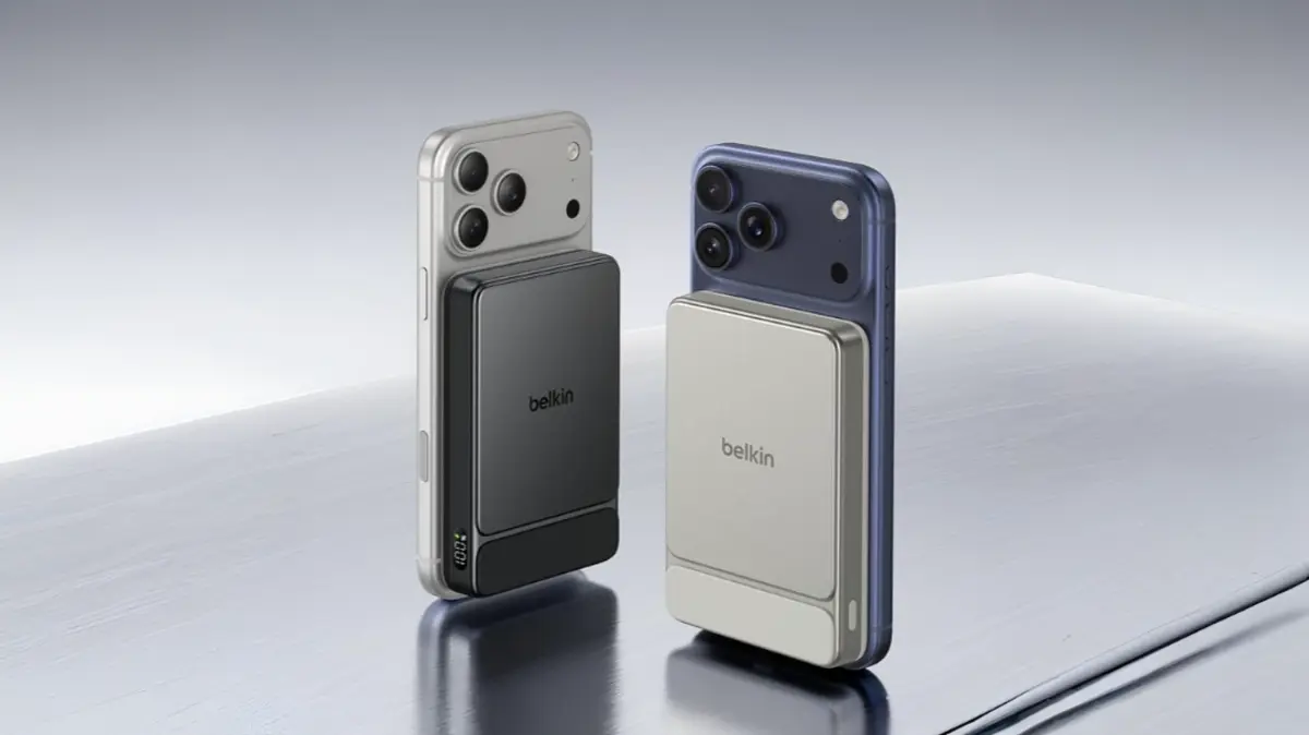 Belkin UltraCharge Slim 10K dengan Qi2.2 dan Layar Persentase
