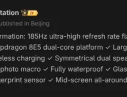 Bocoran Spesifikasi Redmi K100 Pro: Layar 185Hz, Kamera 200MP