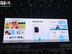 Huawei Nova 16z: Baterai 6000mAh, Kirin 8020, Kamera 50MP