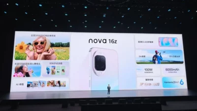 Huawei Nova 16z: Baterai 6000mAh, Kirin 8020, Kamera 50MP