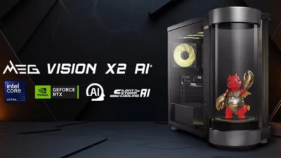 MSI MEG Vision X2 AI+: Desktop Gaming dengan Asisten Holografik AI