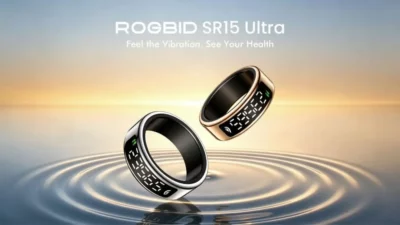 Rogbid SR15 Ultra: Cincin Pintar dengan Layar dan Getar