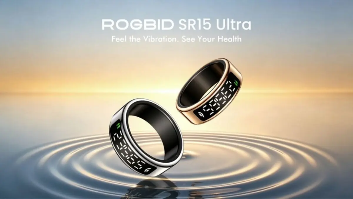 Rogbid SR15 Ultra: Cincin Pintar dengan Layar dan Getar