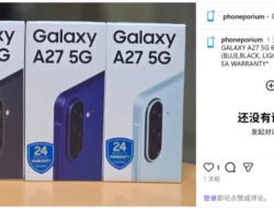 Bocoran Samsung Galaxy A27 5G: Harga, Spesifikasi, dan Garansi 24 Bulan