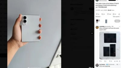 Bocoran Samsung Galaxy Z Fold8 dan Z Fold8 Ultra Terungkap