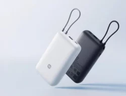 Xiaomi Power Bank 20000mAh dengan Kabel USB-C Bawaan