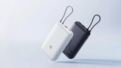 Xiaomi Power Bank 20000mAh dengan Kabel USB-C Bawaan
