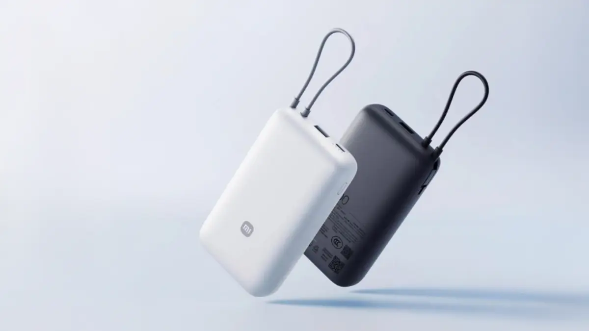 Xiaomi Power Bank 20000mAh dengan Kabel USB-C Bawaan