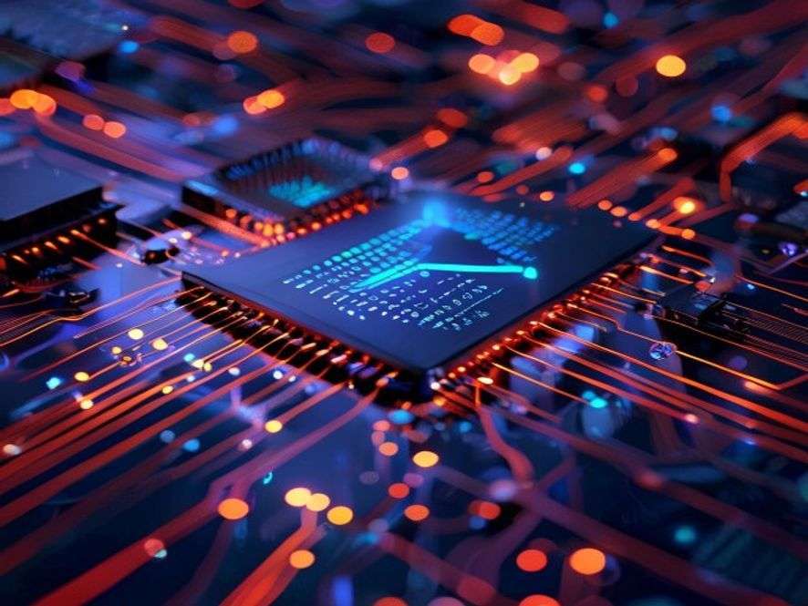 Ilustrasi manfaat edge computing latensi rendah keamanan bandwidth - edge computing adalah - karya ilustrasi AI