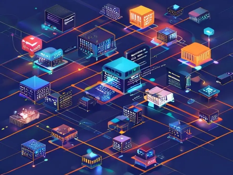 Ilustrasi model deployment cloud public private hybrid multicloud - keunggulan cloud computing - karya ilustrasi AI