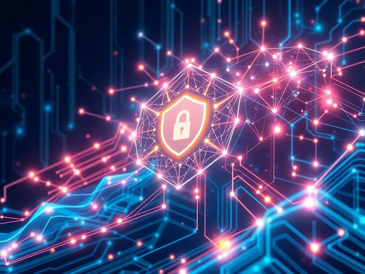 Ilustrasi tren cybersecurity 2025-2026 - cybersecurity adalah - karya ilustrasi AI