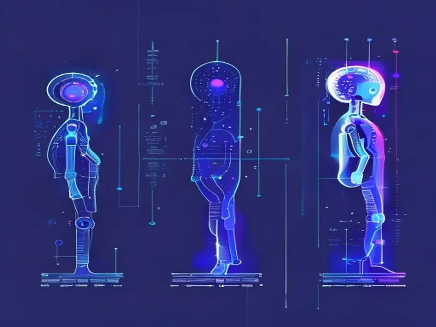 Ilustrasi perbandingan ai - Agentic AI - karya ilustrasi AI